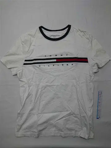 타미힐피거 로고T셔츠 화이트 계열 남성용 L