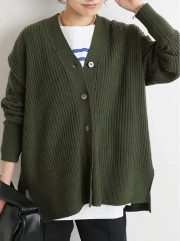 IENA 이에나 뉴앙스 리브 가디건