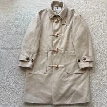 GEVACO 멜톤 더플 코트 에크루 38