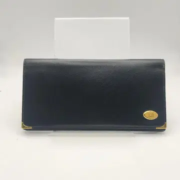 던힐 장지갑 지갑 월렛 지폐 수납 블랙