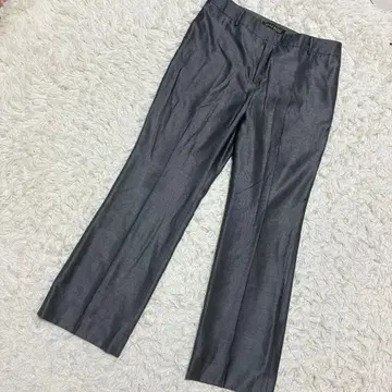 ANNE KLEIN 슬랙스 스트레이트 광택감 포멀 그레이 계열