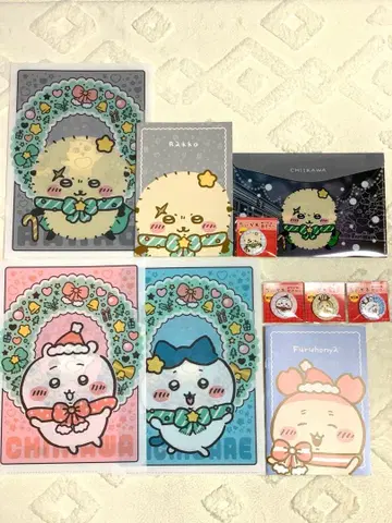 치이카와 (먼작귀) 세븐일레븐 클리어 파일 플랫 케이스 노트 캔 거울