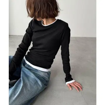 CANALJEAN El mar 레이어드 롱T셔츠