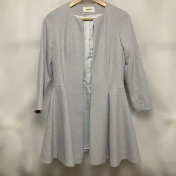 snidel 코쿤 코트 노카라 자켓 코트 스카이 블루