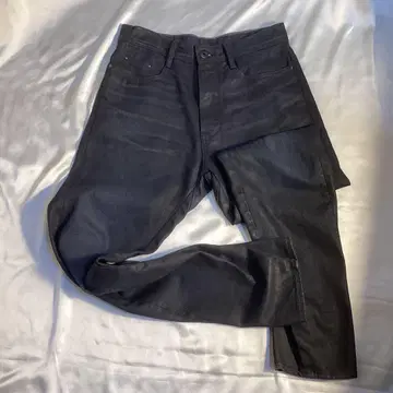 지스타로우 3D 다크 네이비 두꺼운 원단 데님