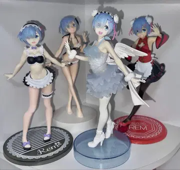 렘 피규어 4체 세트