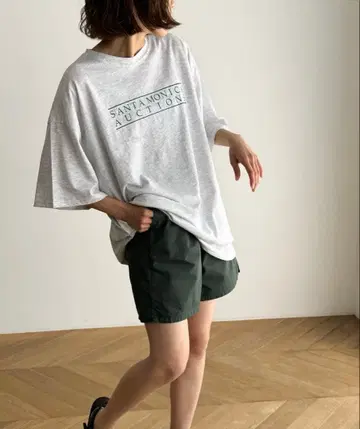 CANALJEAN El mar 'AUCTIONS' 오버T셔츠