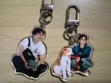 서인국 하트 크림 아크릴 키링