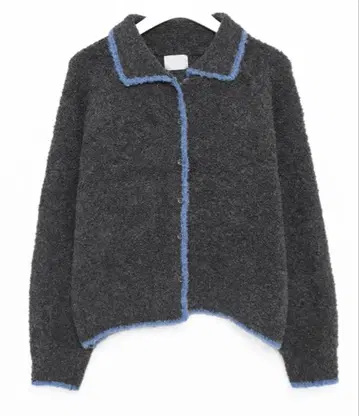 바이컬러 니트 가디건