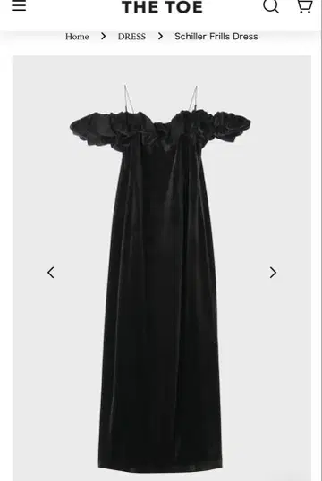 thetoe Schiller Frills Dress 택 포함