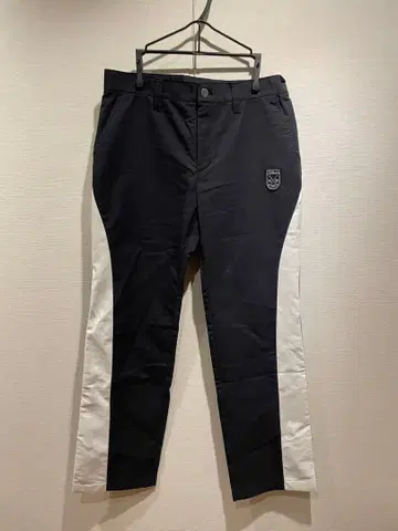 KAPPA 골프 팬츠 사이즈 76 블랙/화이트