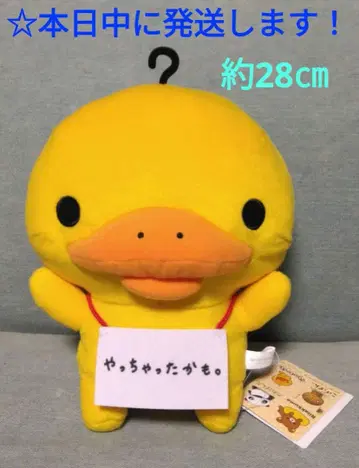 San-X 올스타즈 목걸이 간판 봉제 인형 BIG [오리너구리.]