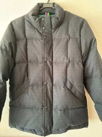 [폴스미스] 다운 자켓 L 사이즈 다크 그린 블랙 체크