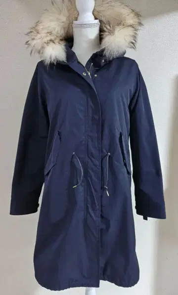 un dix cors 라이너 포함 모즈 코트 네이비 사이즈 F