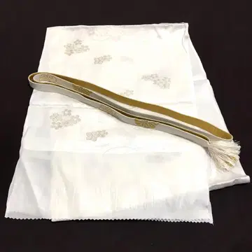 a18 순수 실크 예복용 오비 장식 천 허리띠 세트 금실 기모노