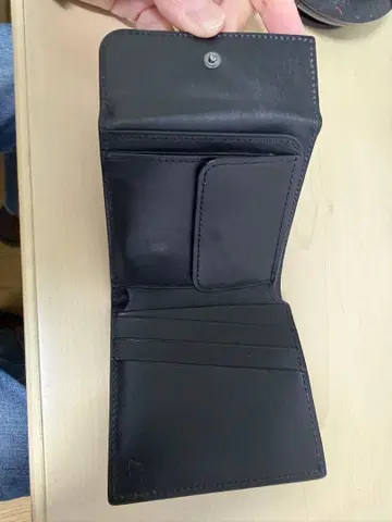 츠치야 가방 블랙 누메 스몰 지갑 블랙