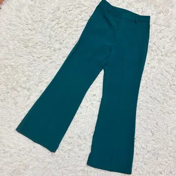 유니클로 고품질 드레이프 플레어 팬츠 광택감 예쁜 색상 미인 스타일 고급