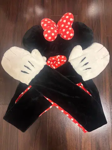 미니 머플러 캡 팬 캡 장갑 세트