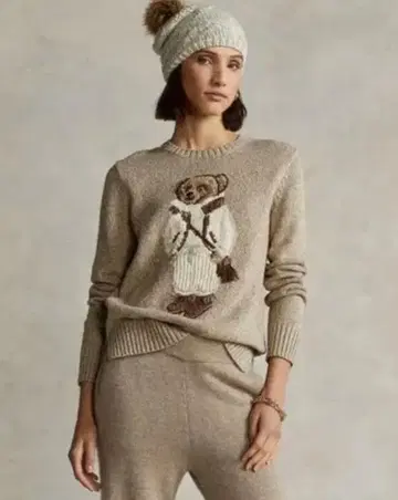 폴로 랄프로렌 니트 스웨터 폴로베어 여성용 ZARA