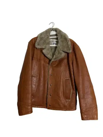 빈티지 가죽 자켓 퍼 포함