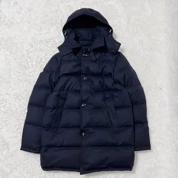 새상품급 고급 에디피스 카노니코 원단 울 다운 코트 롱