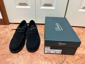 KAPTAIN SUNSHINE x PARABOOT 스웨이드 UK 8 블랙