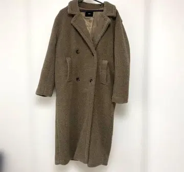 BASEMENT online 보아 롱 코트 브라운 테디베어 코트