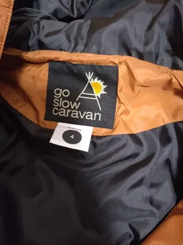 고 슬로우 카라반 다운 자켓 사이즈 4