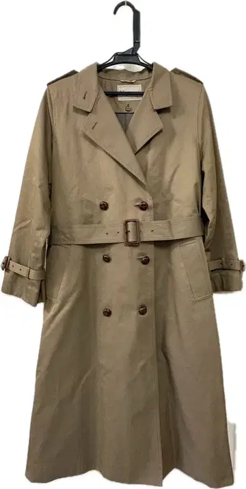 도쿄 스타일 더블 브레스트 트렌치코트