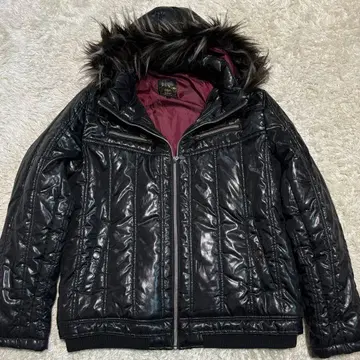 새상품급 archive 퍼 자켓 y2k 블랙 XL