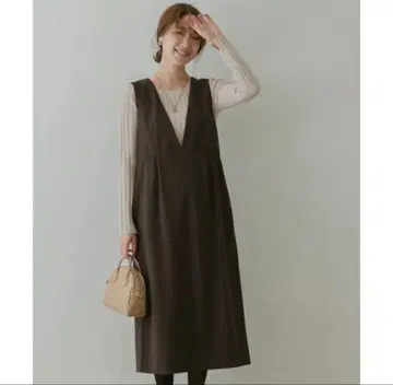 어반 리서치 분또 오버롤 스커트 브라운 택 포함 새상품