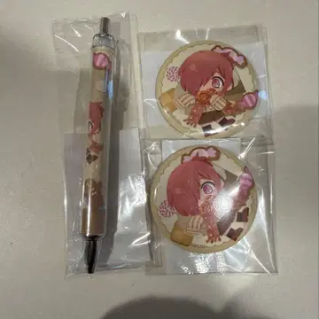 화장실의 하나코 군 복권 클리프 미츠바 캔뱃지 볼펜 세트