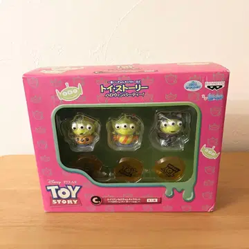 미사용급 토이스토리 제일복권 C상 에이리언 치비큥 캐릭터 세트