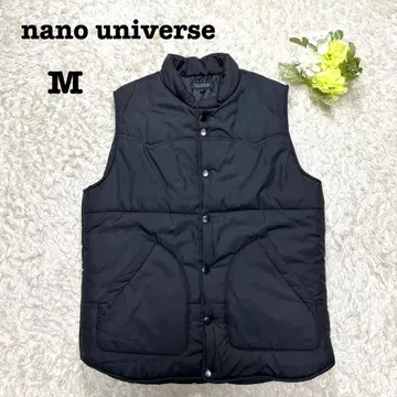 나노 유니버스 남성용 다운 베스트 스탠드 카라 블랙 심플 M