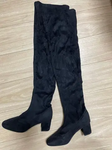 스웨이드 니하이 부츠 싸이하이 롱 부츠