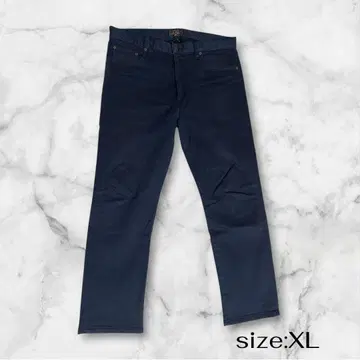 BEAMS + 피케 스트레치 팬츠 XL 사이즈