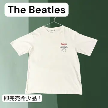 [ 한정 전개 ] THE BEATLES 별주 백 프린트 링거 T셔츠