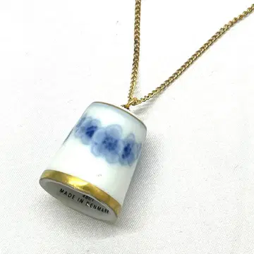 Y509-80 빙앤그뢴달 심블 손가락 골무 목걸이 도자기