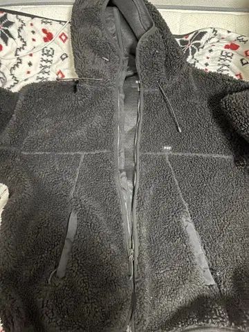 HUF 블랙 플리스 자켓