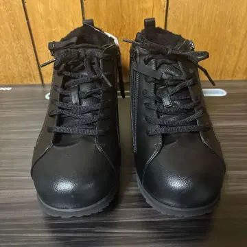 블랙 사이드 고어 부츠 퍼 포함