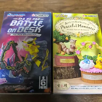 포켓몬 피규어 세트 배틀 온 데스크 2종류 각 1개씩