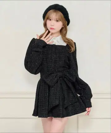 apres jour 셋업 상의 스커트