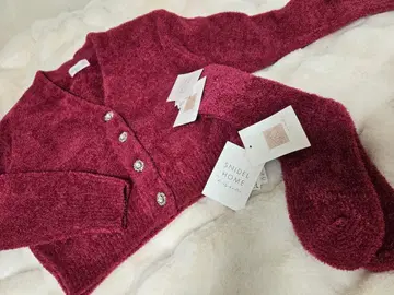 미사용품 스나이델 홈 룸웨어 가디건 양말 세트