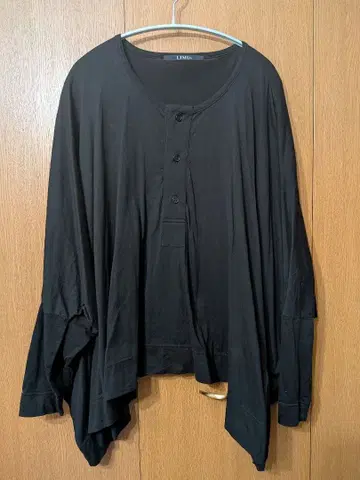 1/5까지 세일 중 리미푸 헨리넥 코튼 와이드 티셔츠