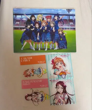 빅에코 러브 라이브 Aqours 코스터 타카미 치카 사쿠라우치 리코