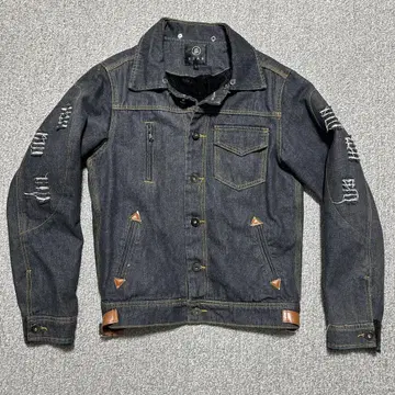 데님 자켓 그레이
