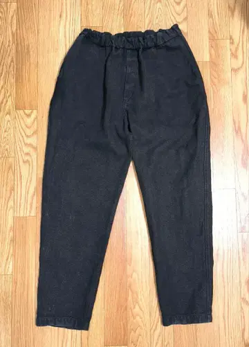 MITTAN 린넨 슬림 블랙 3 염색 재가공품