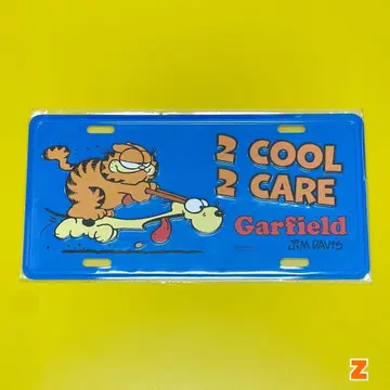 메탈 플레이트 GARFIELD 가필드 아메리칸 블루 No.Z