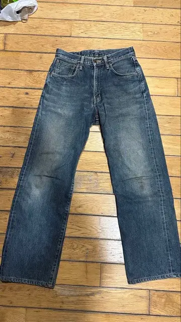 EDWIN 505-29 다크 블루 스트레이트 청바지