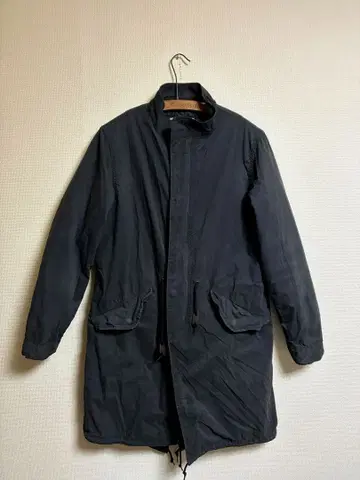 ALPHA INDUSTRIES 모즈 코트 남성용 S 블랙